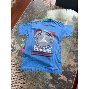 Mercedes Benz Europe 1980's Vintage Bootleg Car Auto Tee